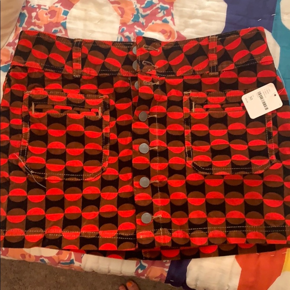 Free people corduroy skirt